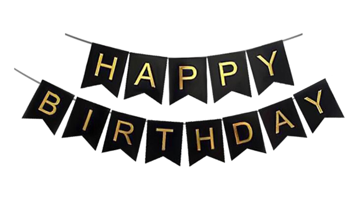 Afbeelding van 18 Jaar Zwart & Goud Verjaardag Decoratie Versiering - 25 delig - Ballonnen - BPK - 30fb f8c8 4386 9225