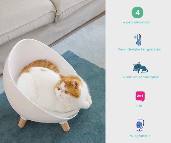 Afbeelding van MS Duku Cat Nest - Kattenmanden - Kattenmand - Comfortabel Kattenbed – Katten Mand - Esthetisch Ontwerp -