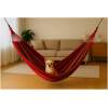 Afbeelding van HSXL Dubbele Hangmat Rood met Touwen - 1 of 2 Persoons - Lig Oppervlak 190x150cm - Lengte 260cm - 33d8 ef26