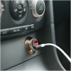 Afbeelding van Autolader 12v en 24 v - USB A & USB C - Auto oplader USB - USB C autolader 2 poorten - Auto lader -