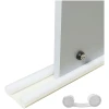 Afbeelding van HSXL Dubbele Tochtstopper voor Deur - 91 cm - Op maat te knippen - Wit - Tochtrol voor binnen Deuren -
