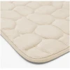Afbeelding van Kleine Antislip Badmat voor in Badkamer/Toilet/WC - Beige Zandkleur Ecru - Steenpatroon - 40x60cm - 39eb 1d2a