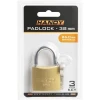 Afbeelding van Handy - Hangslot met Sleutel 38mm - Hangsloten - Gehard staal - Sluiting ⌀ 6MM - incl. 3 Sleutels - Slot -