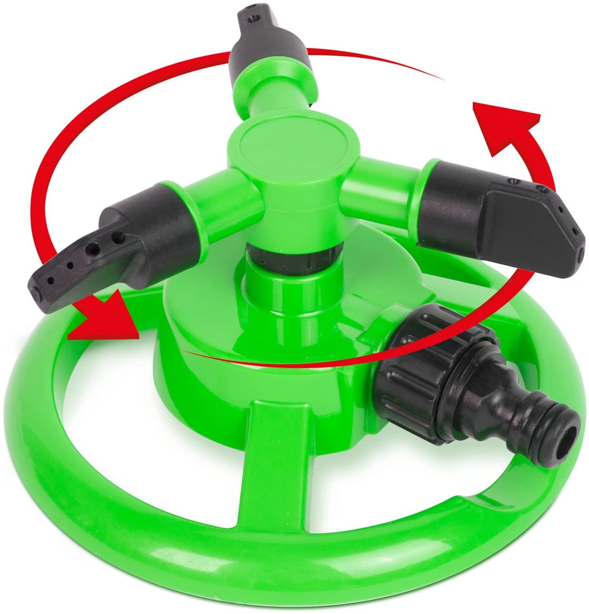 Afbeelding van Garden of Eden - Tuinsproeier Cirkelsproeier - 3-weg Sprinkler - 360° met instelbare hoek - Watersproeier -