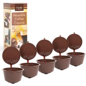 Afbeelding van 5x Herbruikbare Dolce Gusto Koffie Cup - Milieuvriendelijk - Duurzaam - Koffie Cups Capsules - Navulbare