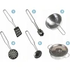 Afbeelding van Metalen Speelgoed Pannenset - Pannen Set - Keukengerei voor Speelkeuken - 6 delig - Metaal - 3d1a 6779 4662