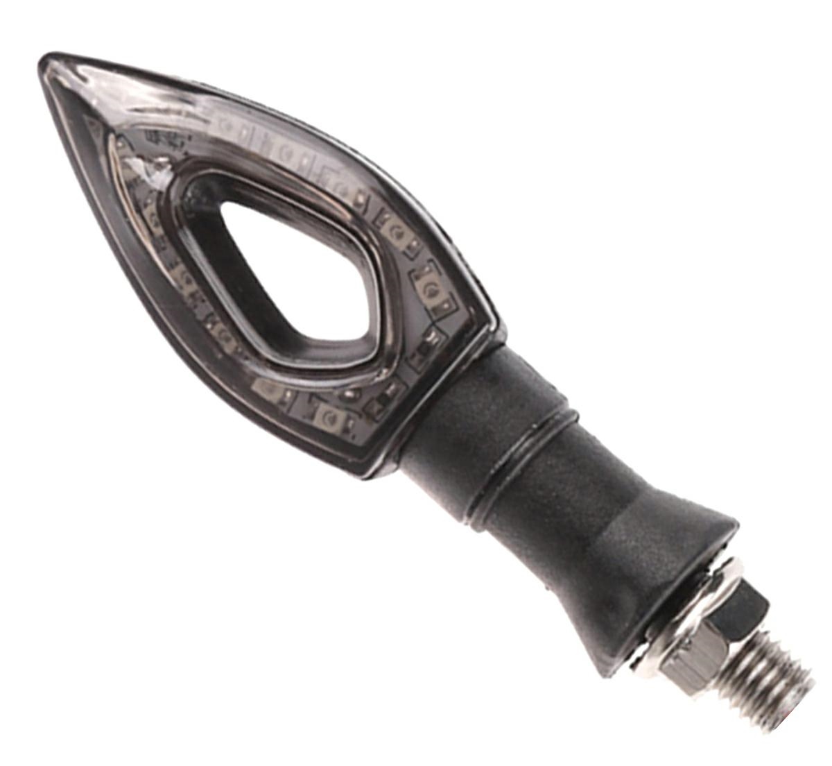 Afbeelding van 2 stuks Motor Knipperlichten LED Richtingaanwijzers - 10 LED - 2 stuks - Zwart - BPK - 3d50 f925 48e5 96ac