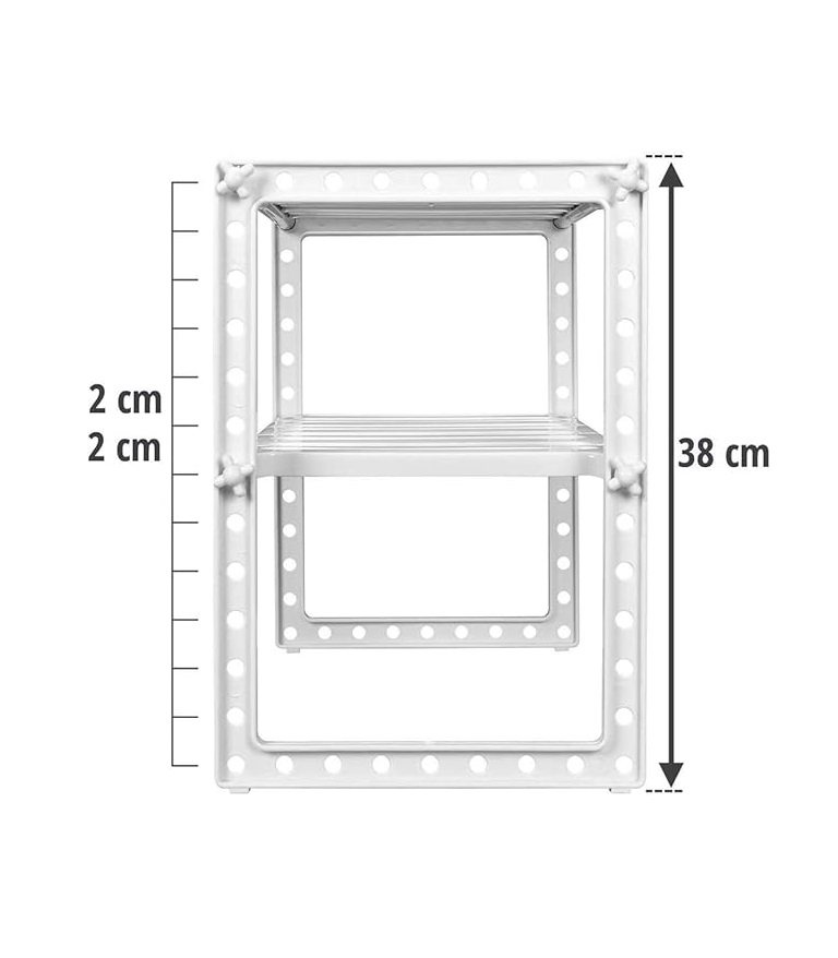 Afbeelding van Bewello® - Pannenrek Keukenkast Organizer - 47-65cm breed - Kunststof Opbergrek Keukenkast - 3dc1 d022 458f