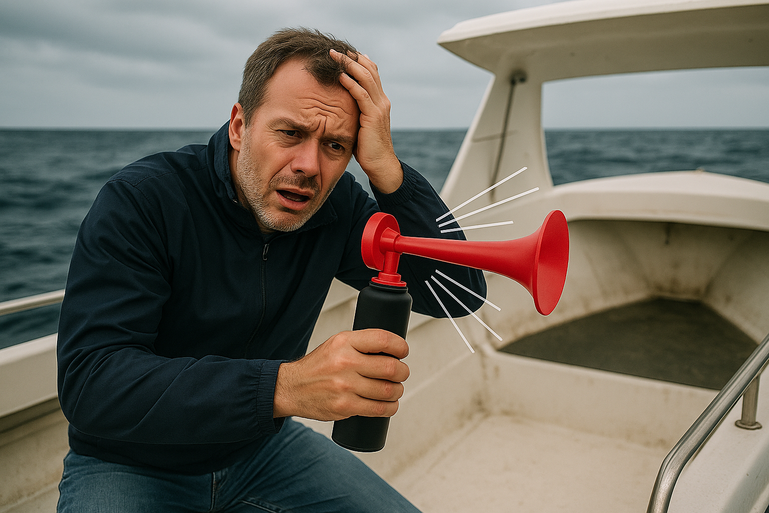 Afbeelding van Luchthoorn Toeter - Gastoeter - Scheepshoorn - Feest Toeter - met gas vulling 300ML - Professioneel - EK / WK