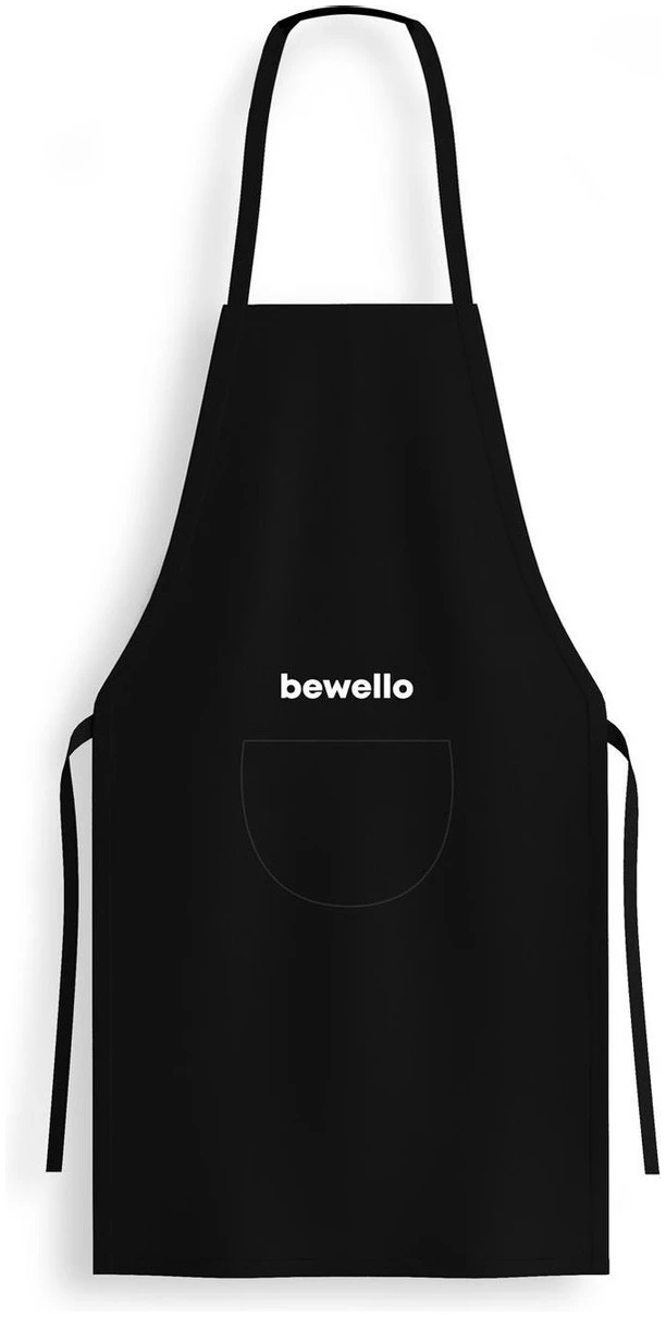 Afbeelding van Keukenschort - Zwart Schort Effen - Voor Dames of Heren - BPK - 4005 a0f3 4124 b74a 82a85001c970