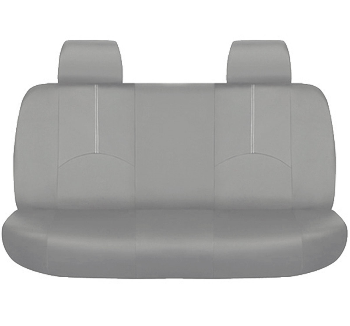 Afbeelding van Universele stoelhoezen auto - Eco Kunst Leer - Lichtgrijs - Stoelhoes voor in de auto - Complete set -