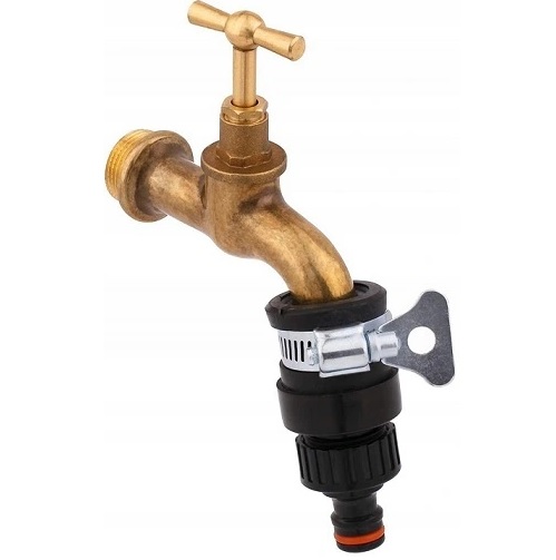 Afbeelding van Kraan Koppeling Tuinslang - Universele Waterdief 13 – 15mm - Kraanstuk - Adapter binnenkraan - Ook geschikt