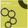 Afbeelding van SEDUCTA - Cockring Set - Penisring Set - Penisringen Siliconen - Cockringen 4 Stuks - BPK - 40ae f1f6 4e8a
