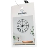 Afbeelding van HSXL - 60cm Grote Stille Wandklok Landelijk en Industrieel uit Zwart Metaal - Groot - 60 cm - Metalen