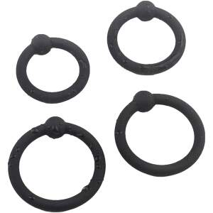 Afbeelding van SEDUCTA - Cockring Set - Penisring Set - Penisringen Siliconen - Cockringen 4 Stuks - BPK - 41a3 c51d 433b