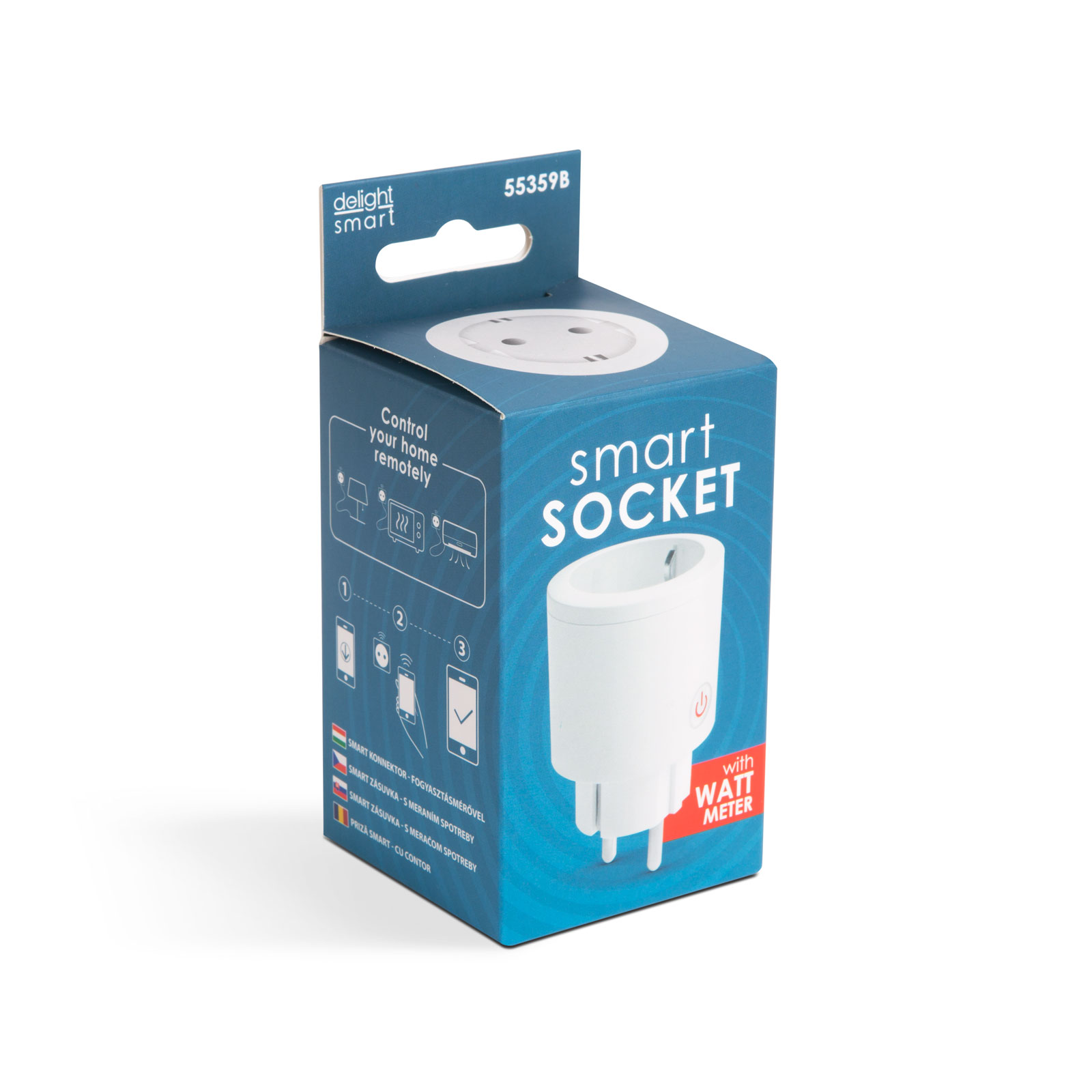 Afbeelding van Slimme WiFi Stekker - Smart Plug met Energiemeter - 3680W / 16A Geschikt maar niet gemaakt door: Amazon