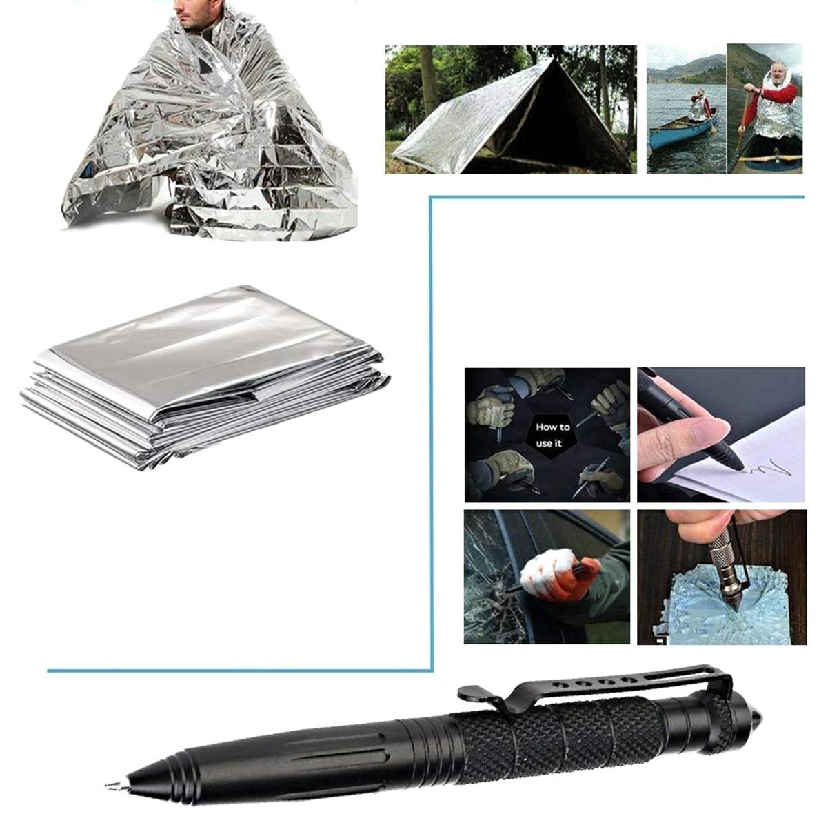 Afbeelding van Survival Kit - Outdoor Noodpakket - Camping Set - Overleving Kit - Inclusief Opbergcase - 436b d570 4067 b918