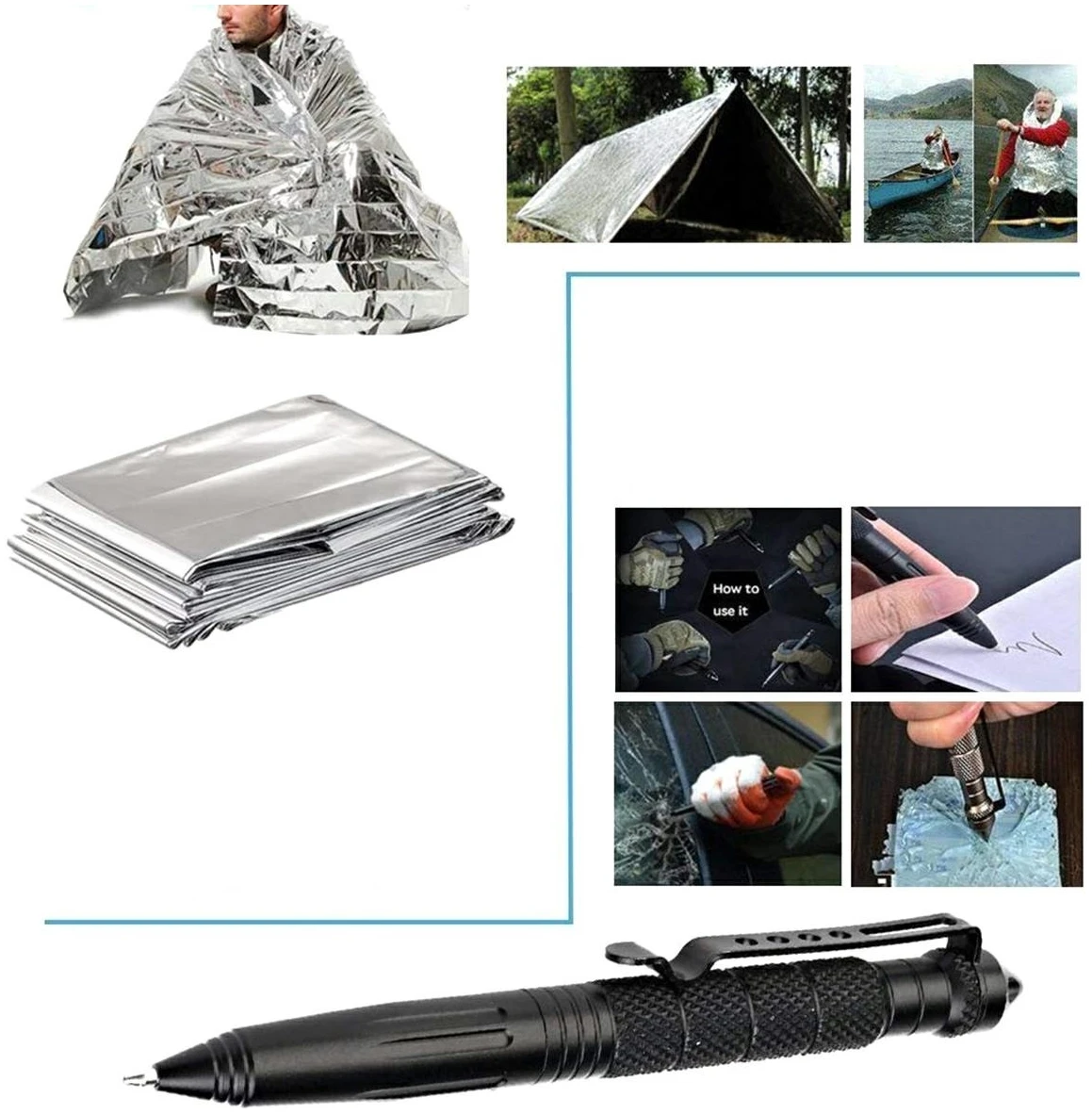Afbeelding van Survival Kit - Outdoor Noodpakket - Camping Set - Overleving Kit - Inclusief Opbergcase - 436b d570 4067 b918