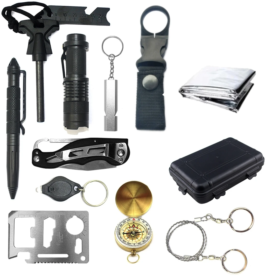 Afbeelding van Survival Kit - Outdoor Noodpakket - Camping Set - Overleving Kit - Inclusief Opbergcase - 452c f12a 48f3 8e02