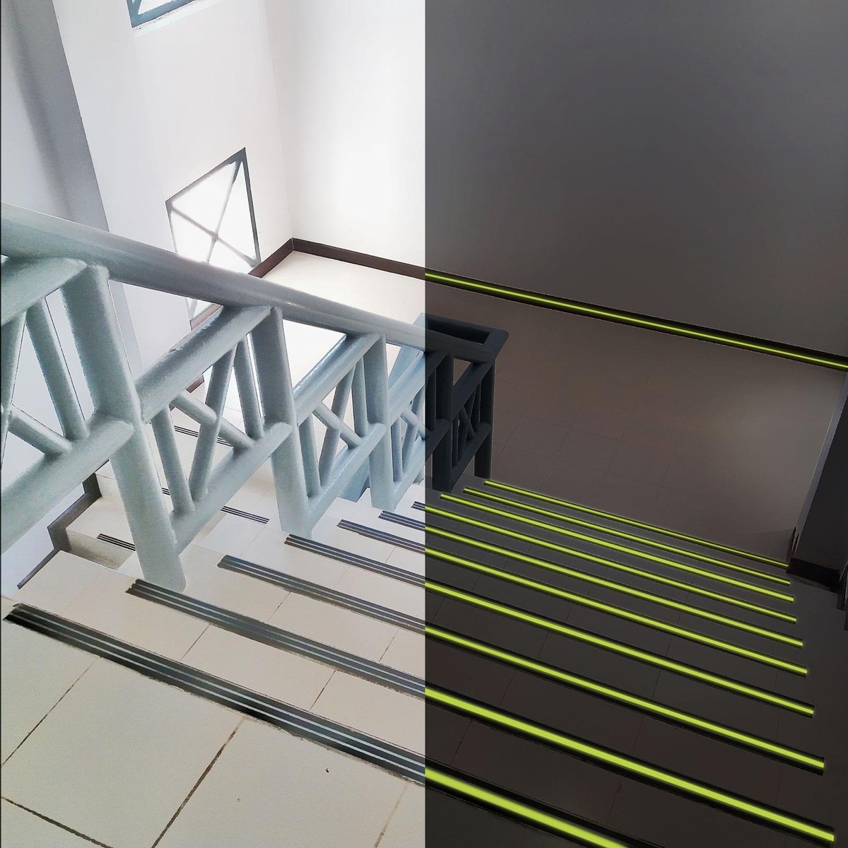 Afbeelding van Anti Slip Strip Tape Zelfklevend (Lichtgevend) - 5M x 5 CM - Antislip Tape voor Trap, Vloer, Drempel -