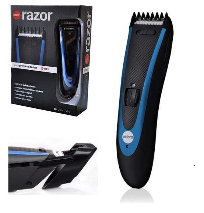 Afbeelding van ELDOM RAZOR Draadloze Heren Tondeuse - Haartrimmer Draadloos voor Mannen - Met USB Oplader - 46e2 9046 43b7