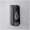 Afbeelding van Vog&Arths - Zeepdispenser Wandmontage - Hangend Zeeppompje Muur - Mat Zwart - Mechanische Zeep pomp -