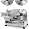 Afbeelding van Eldom Professionele Vleessnijmachine - Inclusief 2x RVS Snijschijf - ø 19cm - Dunsnijder - Allessnijder -
