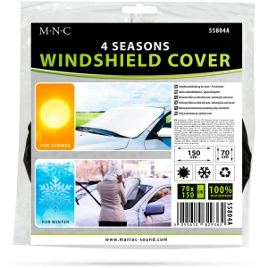 Afbeelding van MNC - Zonnescherm Voorruit Auto Buitenkant / Antivries Deken Auto L - 150x70 CM - 4 Seizoenen - Voorruithoes