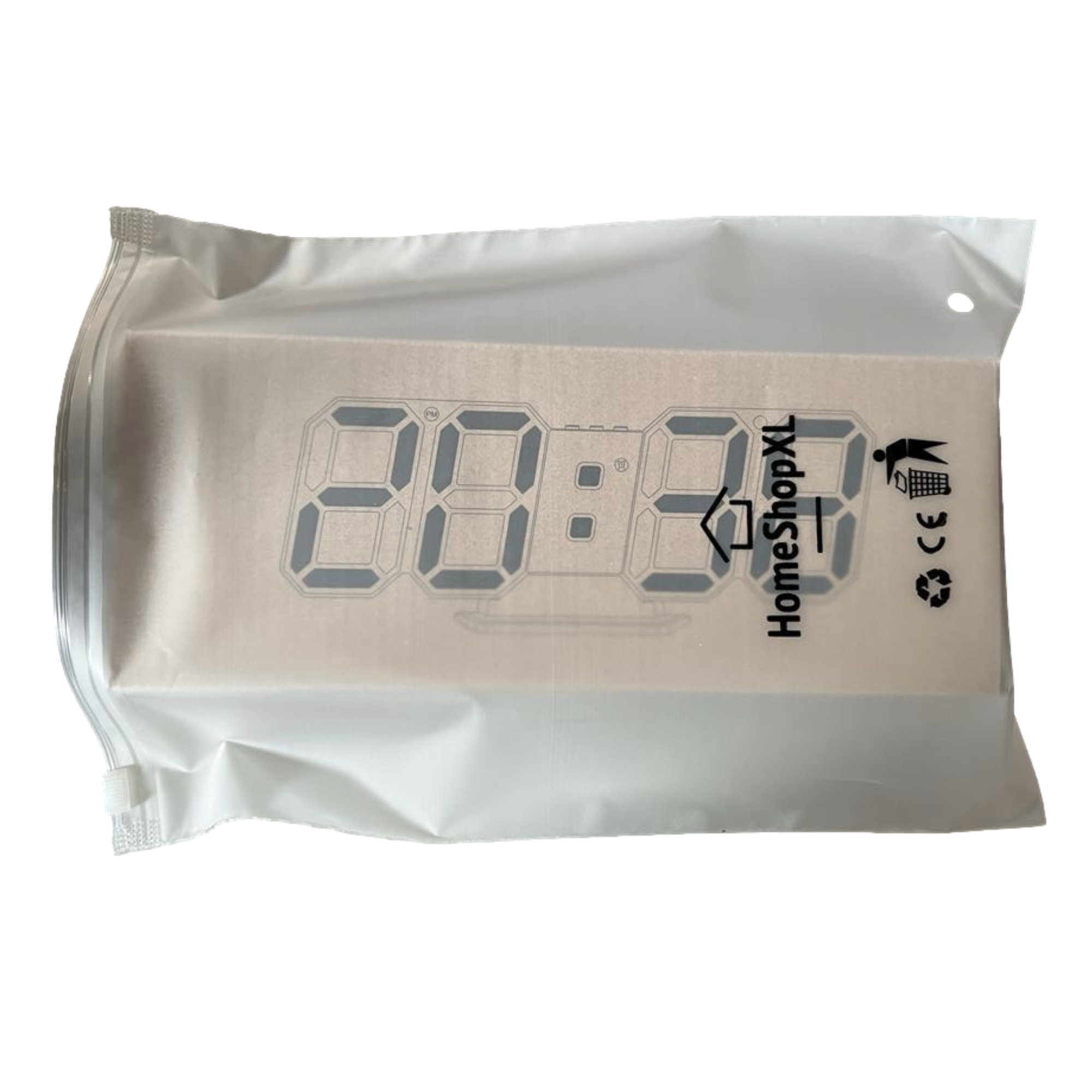 Afbeelding van Digitale LED Klok Wekker met Groen Licht - op USB (incl.) - Tafelklok voor Slaapkamer - Game Kamer - 24 x 9,4