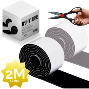 Afbeelding van 1x N'JOY LIFE Premium Vilt op Rol - Anti Kras Meubelvilt Viltjes - 2 meter x 5 cm - Zelfklevende