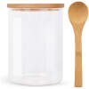 Afbeelding van Suikerpot met Deksel en Lepel - 450ML - Glas en Bamboe - Suikerpotje voor op tafel - 4c02 8d5e 49da 8f8d