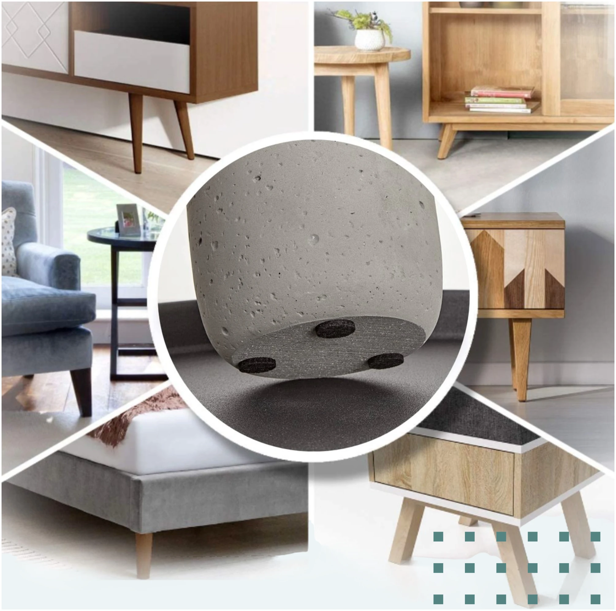 Afbeelding van 1x N'JOY LIFE Premium Vilt op Rol - Anti Kras Meubelvilt Viltjes - 2 meter x 5 cm - Zelfklevende