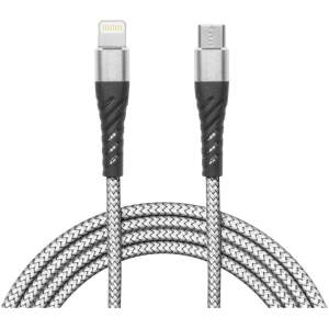 Afbeelding van iPhone Lightning Kabel 2 Meter - Oplaadkabel USB-C - Ultra Sterk Metalen behuizing - Nylon Kabel - 4c85 13ce