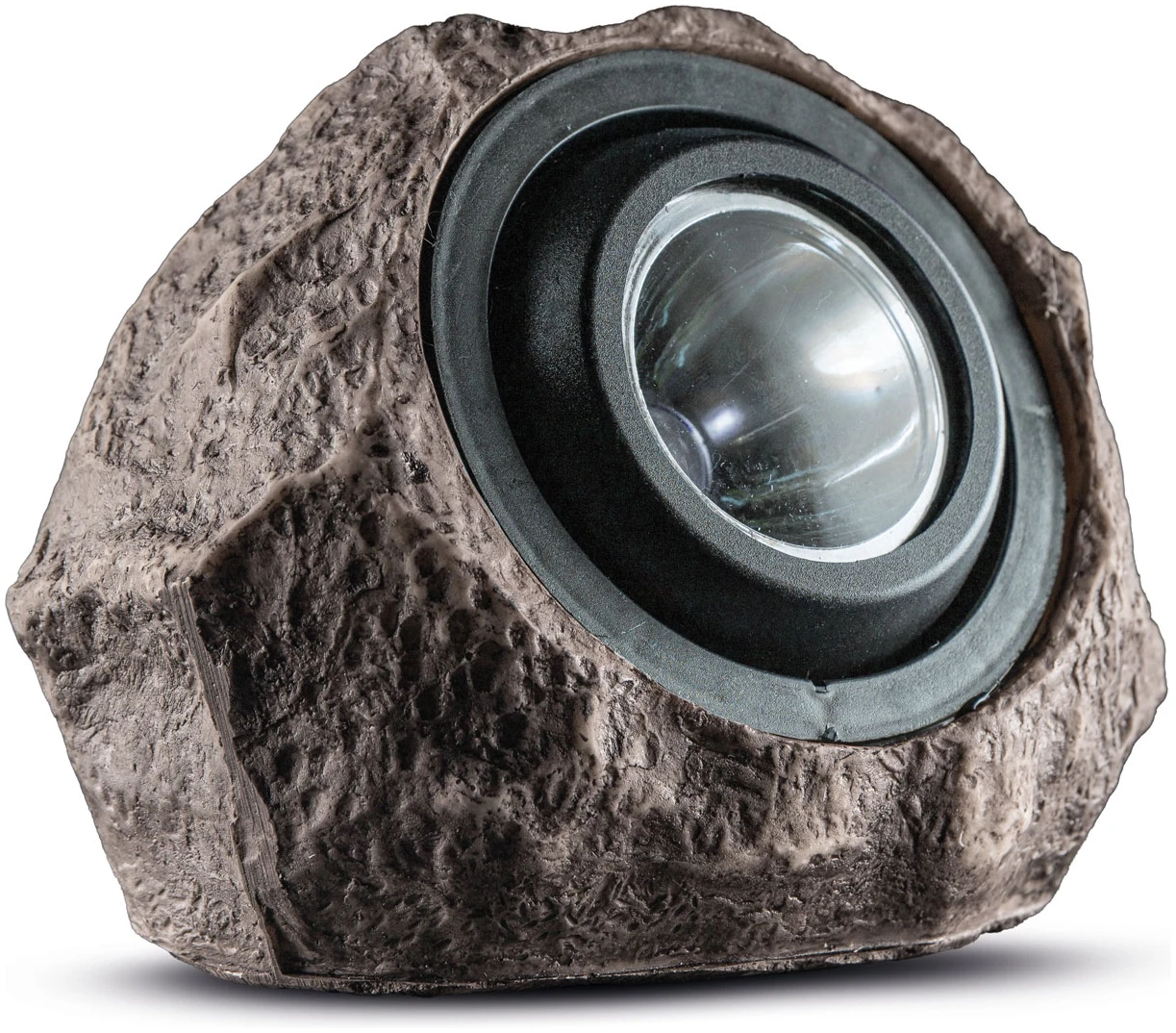 Afbeelding van Garden of Eden - Solar Steen Grondspot LED - XL - Tuinverlichting / Sfeerverlichting - 20 x 12 x 16 cm - Rots