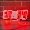 Afbeelding van Digitale LED Klok Wekker met Rood Licht - op USB (incl.) - Tafelklok voor Slaapkamer - Game Kamer - 24 x 9,4