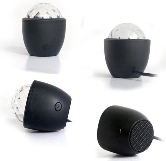 Afbeelding van Mini USB LED Disco Light - USB Discolamp - Feestlicht - Sfeerlicht - Disco Lamp - Auto Disco Verlichting -