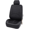 Afbeelding van Universele stoelhoezen auto - Eco Kunst Leer - Zwart - Stoelhoes voor in de auto - Complete set -