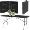 Afbeelding van Inklapbare Tafel - Buffettafel - Campingtafel - Klaptafel - Vouwtafel Buiten - Tuintafel - 180 x 73 x 76 cm -