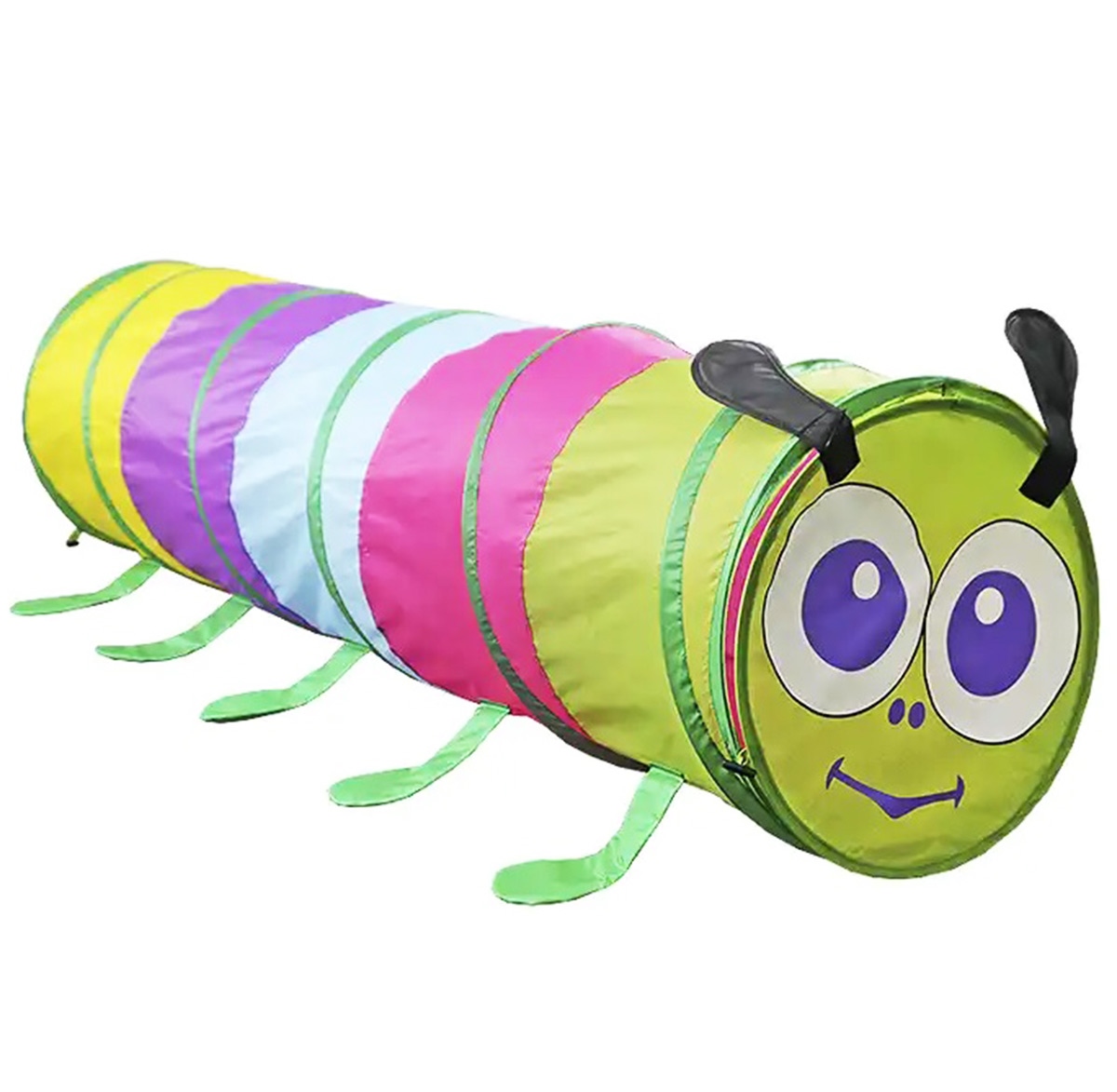 Afbeelding van N'JOY LIFE - Speeltunnel met Deksel en Opbergtas - Kruiptunnel - Kinderspeelgoed / Binnenspeelgoed /