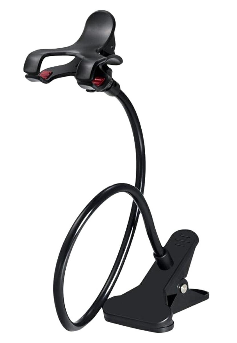 Afbeelding van Flexibele Telefoonhouder met Klem - Flexibele Arm Bed - Flexibel - Telefoon Houder Bureau Tafel - Mobiele