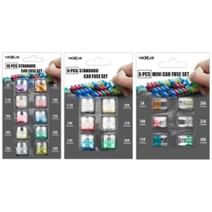 Afbeelding van NEXUS - 22 stuks - Set Zekeringen voor Auto / Motor / Scooter - Zekering - Steekzekeringen - BPK - 539b 37d0