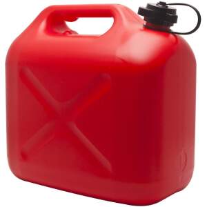 Afbeelding van Brandstof Jerrycan Benzine of Diesel - 10L met tuit - Rood - 10 Liter - 310 x 175 x 300 mm - 5462 62cf 4474