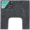 Afbeelding van WC mat - 50x50cm - Donker Grijs Antraciet - Antislip Toiletmat Douchemat Badkamermat of WC mat - 5500 78b6