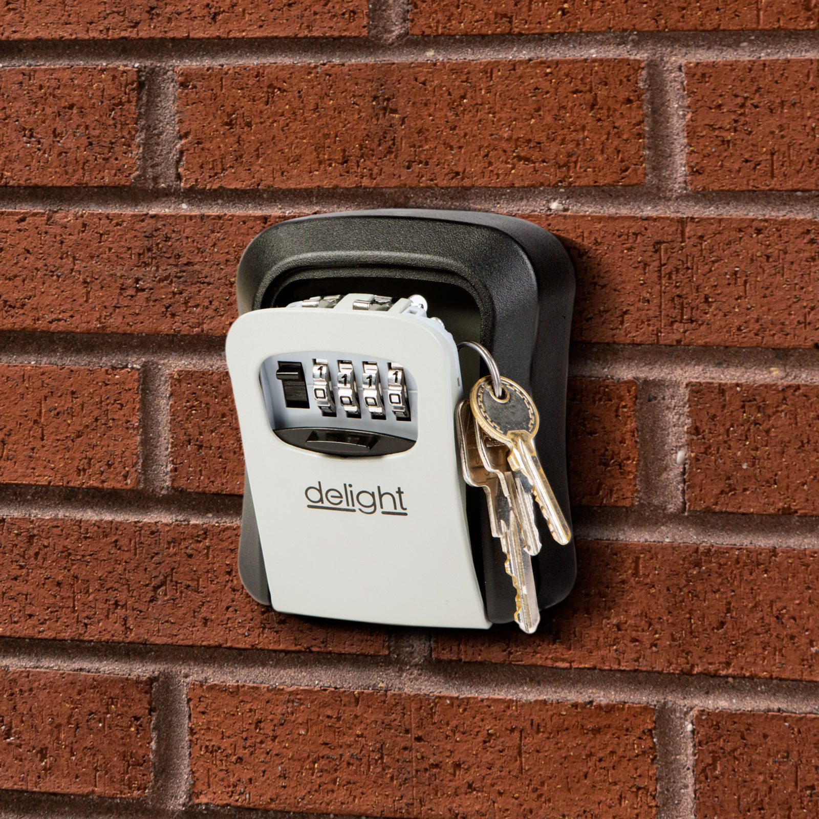 Afbeelding van Delight Sleutelkastje - Sleutelkluis met Cijferslot Code - Centraal opbergen van sleutels - 115 x 95 x 40 mm
