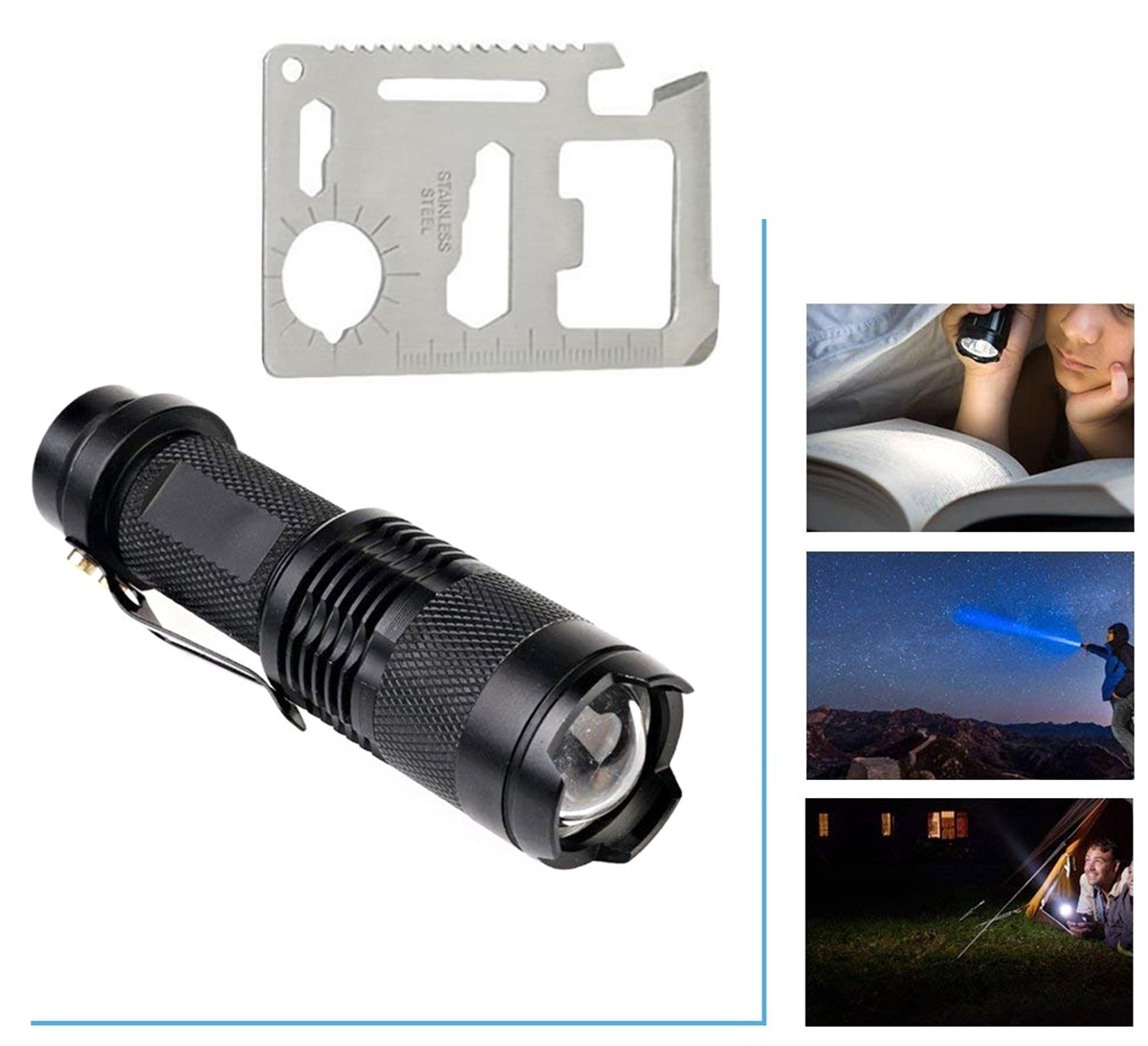 Afbeelding van 18 delige Survival Kit - Outdoor Noodpakket - Camping Set - Overleving Kit - Inclusief Opbergcase - 57e2 21ec