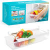 Afbeelding van Bewello - Fruitmand Koelkast Organizer Hangend - 41 x 16 x 9,5 cm - Lade Uittrekbaar- Koelkastopbergdoos -