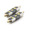 Afbeelding van Carguard - Set (2x) 31 mm (C5W) LED Festoon Lamp - Autolampen Buislamp - Canbus CAN135 - 350lm 3W 6000K -