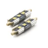Afbeelding van Carguard - Set (2x) 31 mm (C5W) LED Festoon Lamp - Autolampen Buislamp - Canbus CAN135 - 350lm 3W 6000K -