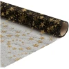 Afbeelding van Kerst Tafelloper - 180 x 28 cm - Tafelkleed Goud en Zwart - 5b25 e270 42fb a1dd 7ce426811826
