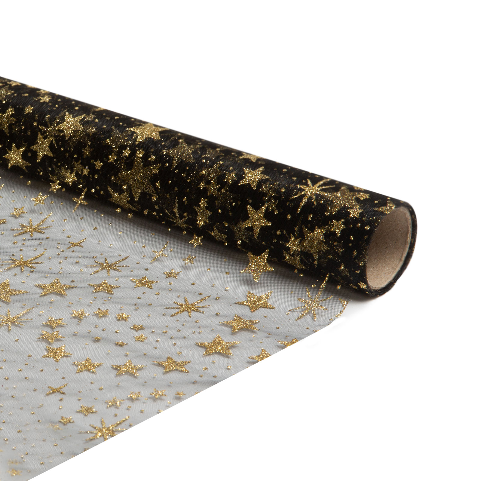 Afbeelding van Kerst Tafelloper - 180 x 28 cm - Tafelkleed Goud en Zwart - 5b25 e270 42fb a1dd 7ce426811826